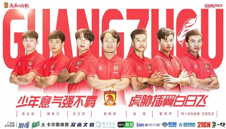  廣州隊球員王文軒轉(zhuǎn)會重慶銅梁龍，今年25歲，司職中衛(wèi) ???