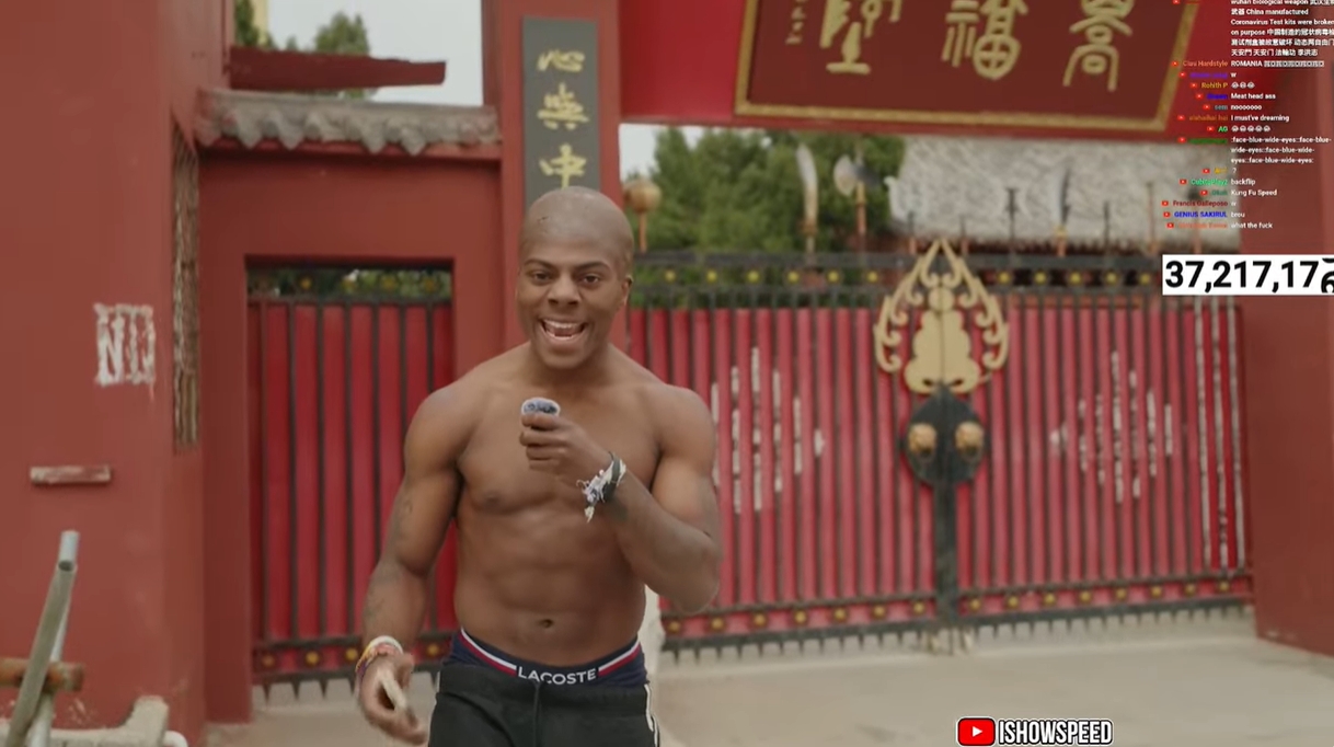  光頭造型！Speed中國行來到鄭州少林寺，上香拜佛學(xué)功夫