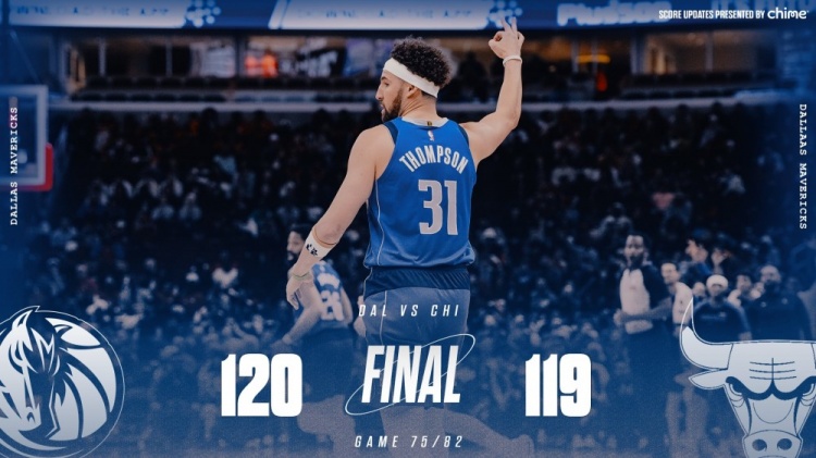  險勝公牛！獨行俠官方曬贏球海報 克萊成為封面人物