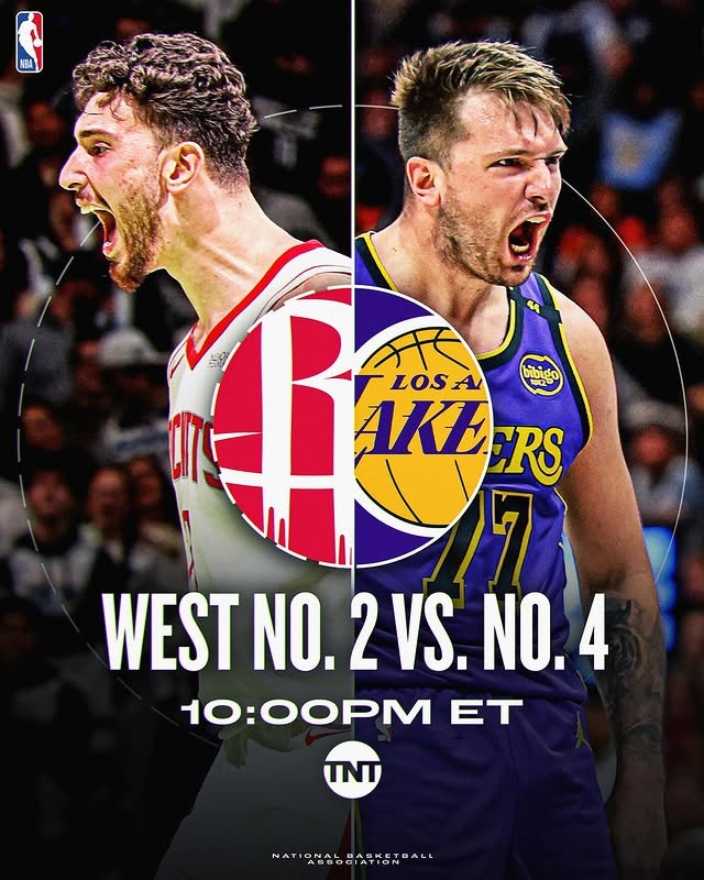  狂野西部焦點大戰(zhàn)！NBA官方發(fā)布火湖大戰(zhàn)海報：申京VS東契奇