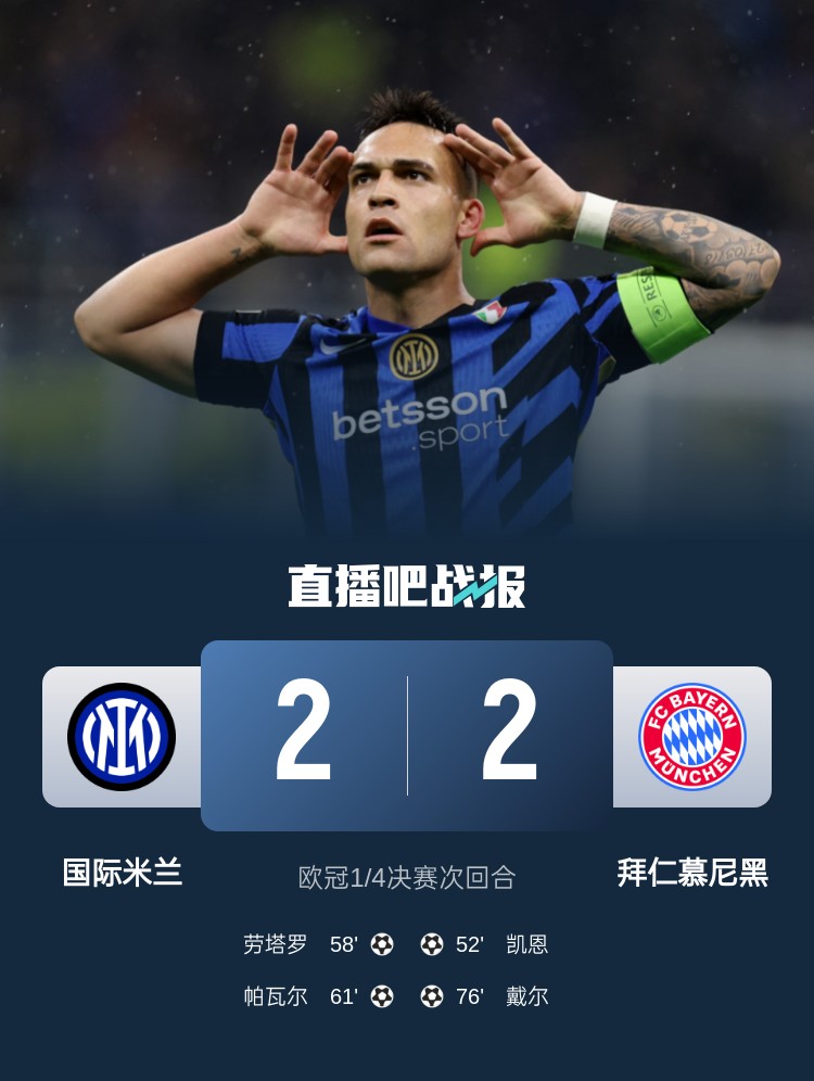  黑色3分鐘！拜仁3分鐘丟2球遭國(guó)米淘汰 去年3分鐘丟2球遭皇馬絕殺